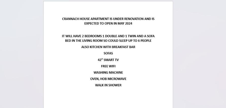 Crannach House Apartment بالاتر المظهر الخارجي الصورة